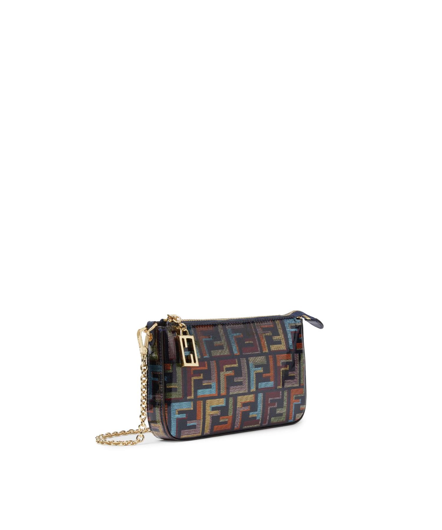 Pouch Baguette FF jacquard 8BS073 AW6QF1URO FENDI 