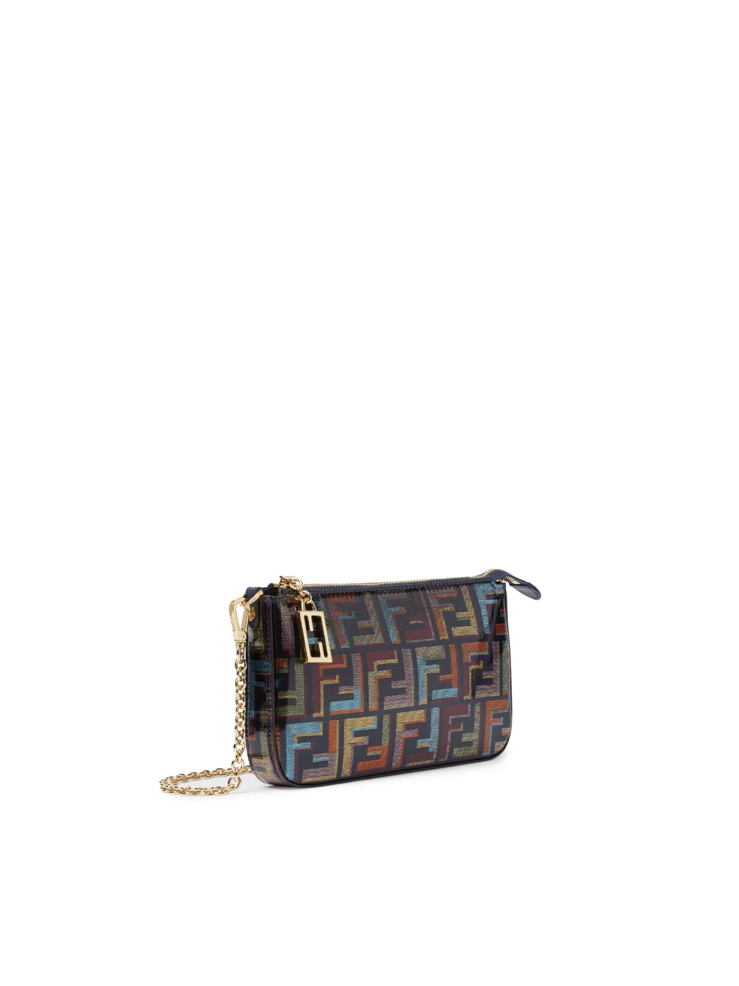 Pouch Baguette FF jacquard 8BS073 AW6QF1URO FENDI 