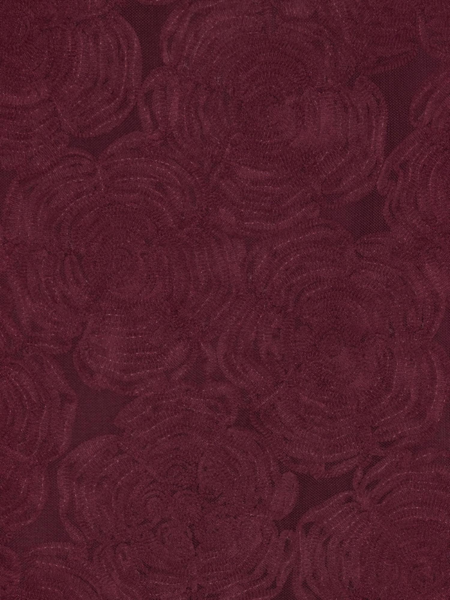 Abito lungo in mesh con stampa floreale 116273 741 ROTATE 