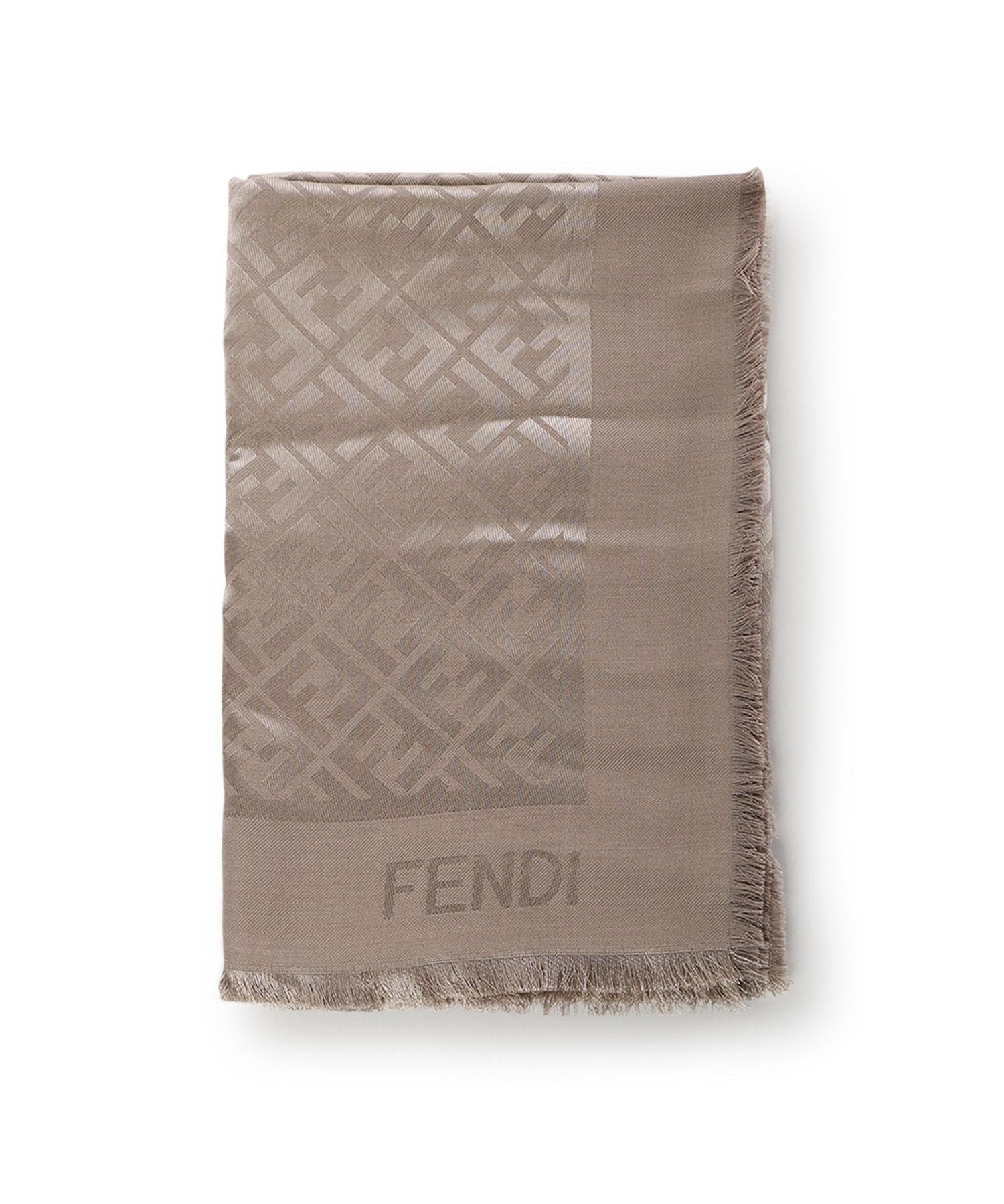 Scialle in seta e lana FF Jacquard FXT069 AJW7F1N3T FENDI 