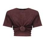 T-shirt cropped annodata<BR/> 3447250000027  MAGDA BUTRYM 