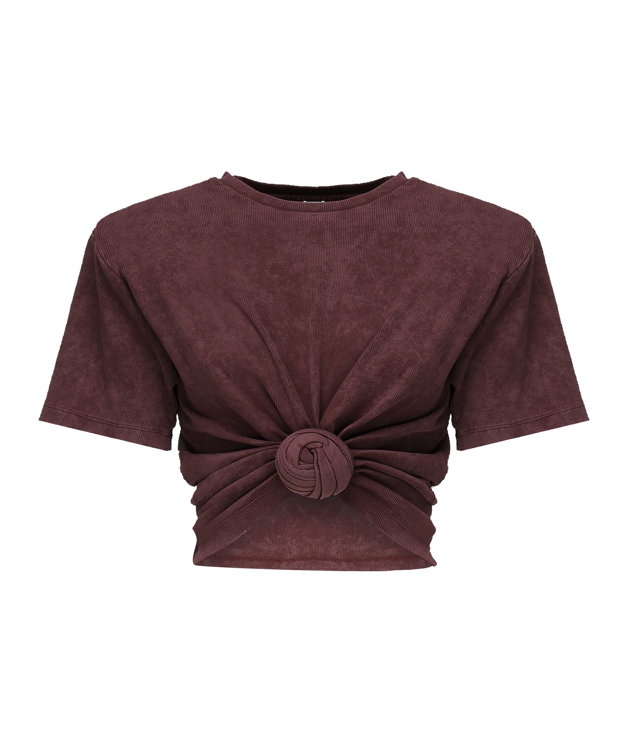 T-shirt cropped annodata<BR/> 3447250000027  MAGDA BUTRYM 