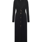 Cardigan maxi in misto viscosa 5BGR01 5890ZJBLK MARCIANO BY GUESS 