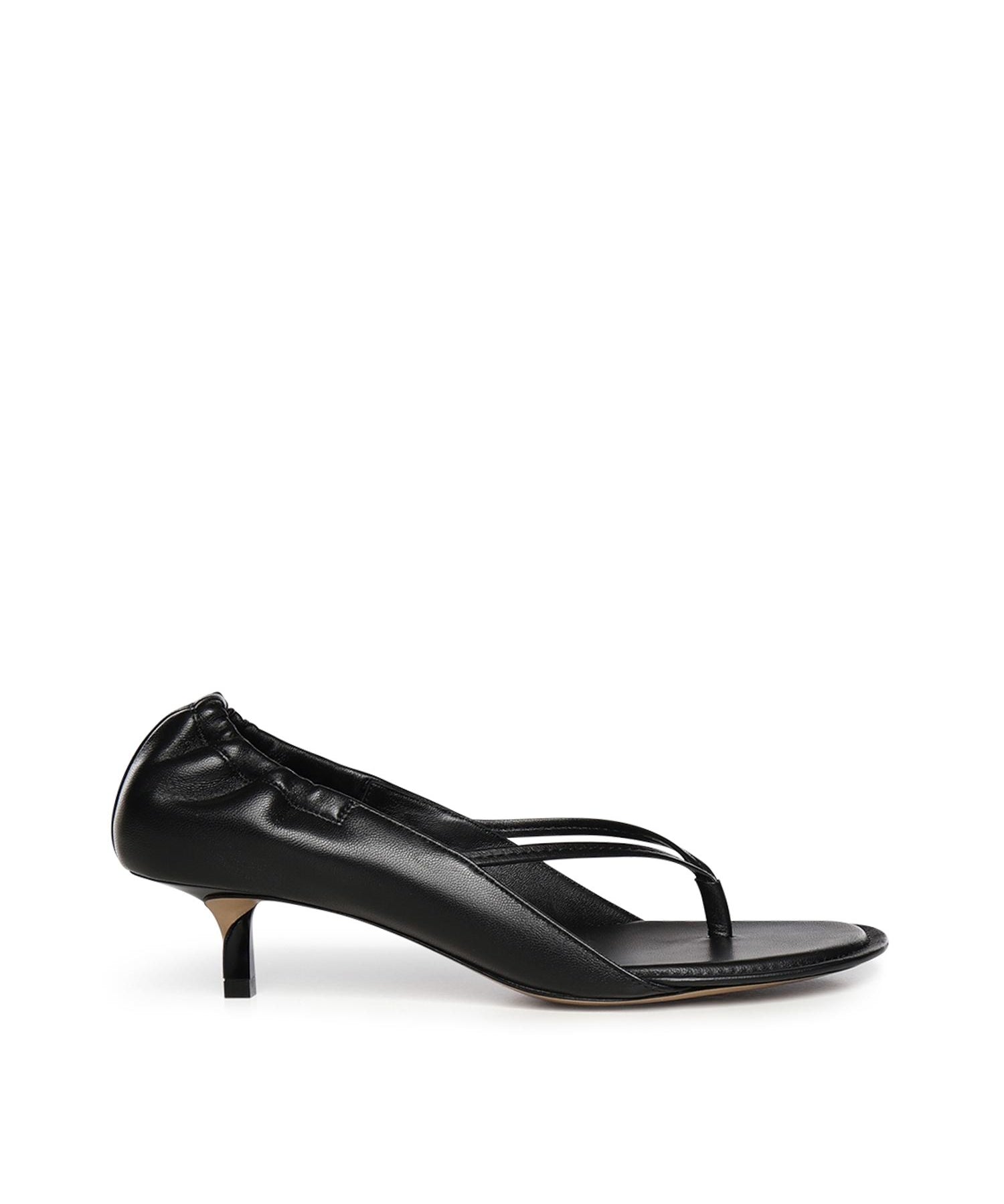 Sandali infradito con tacco in nappa FOW00204AC27L26 990 JACQUEMUS 