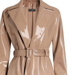 Trench in ecopelle spalmato F0W3WT FUSW7M0179 DOLCE & GABBANA 