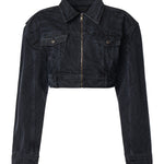 Giacca in denim zebrata 114027 256 ROTATE 