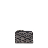 Portafoglio zip around in tessuto con logo jacquard EW000369 AF11951FC033 EMPORIO ARMANI 