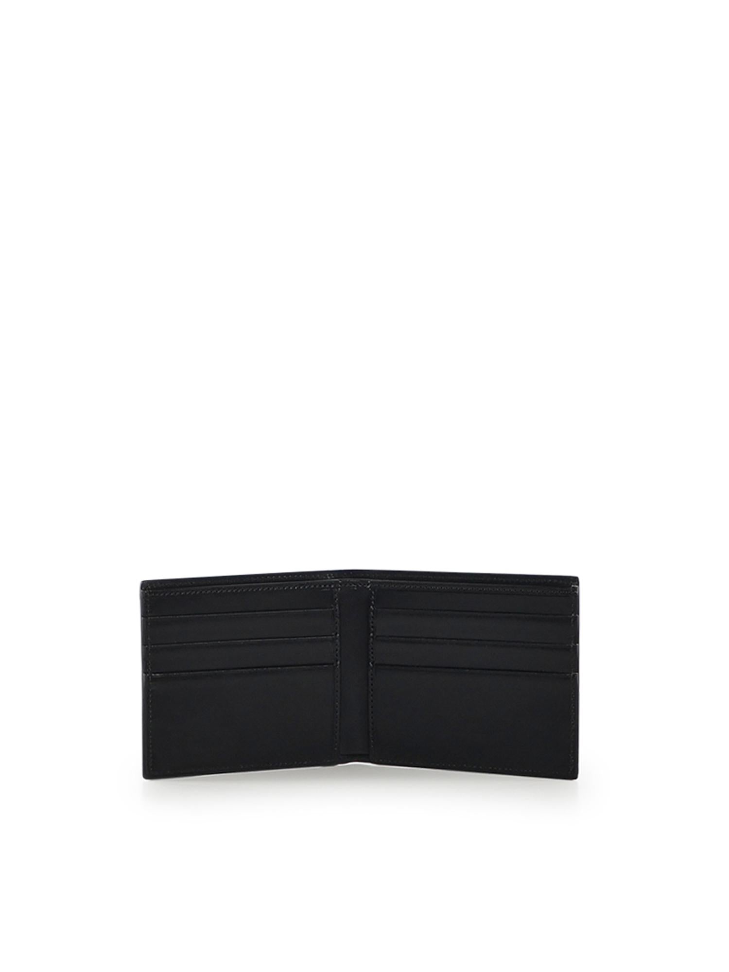 Portacarte in pelle di vitello con logo <BR/> BP1321 AU99480999 DOLCE & GABBANA 