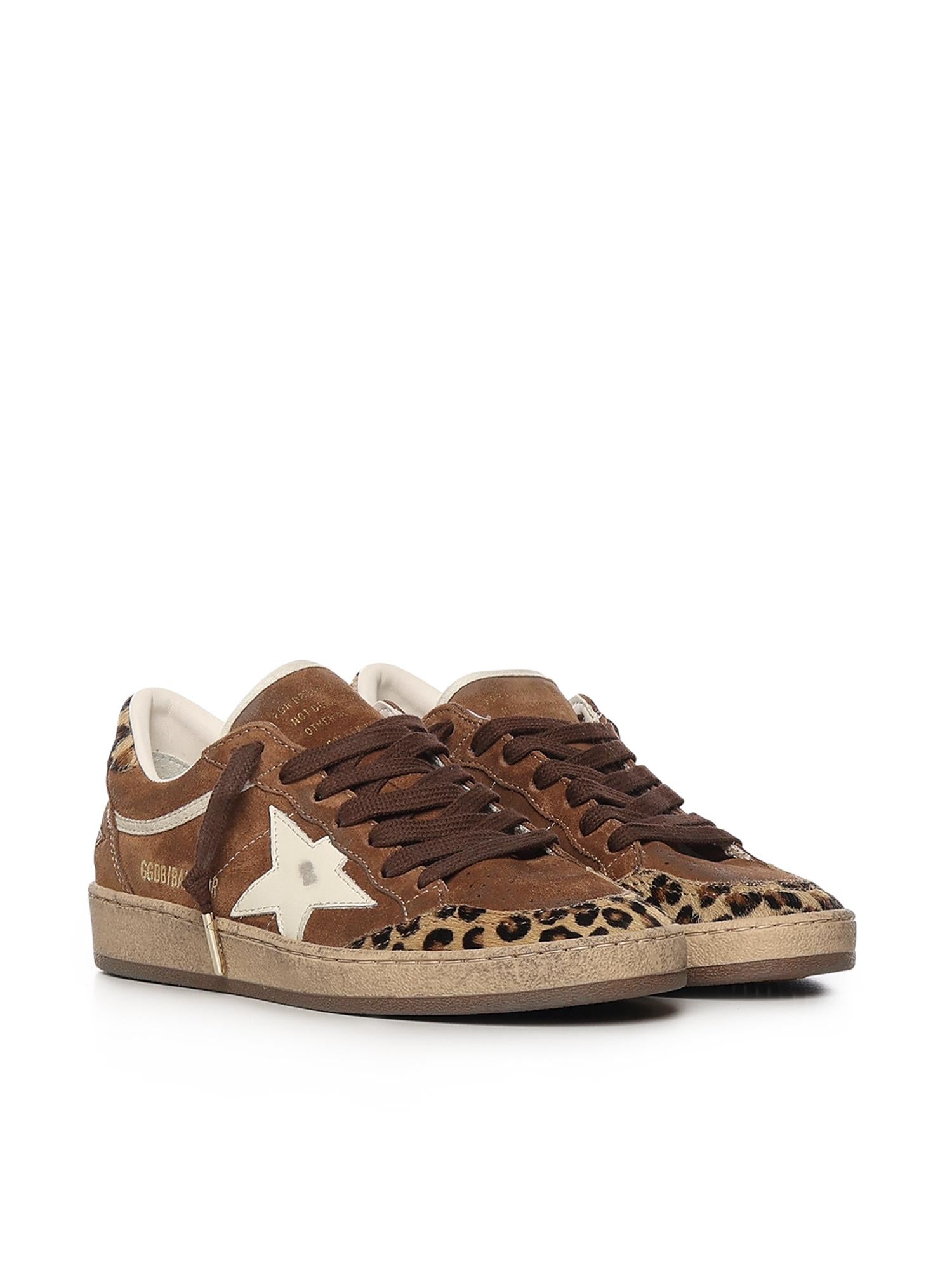 Sneaker Ball Star in pelle<BR/> GWF00117 F00806455732 GOLDEN GOOSE 