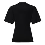 T-shirt con stampa logo in cotone 226JTS168JS0233 9999 COURREGES 