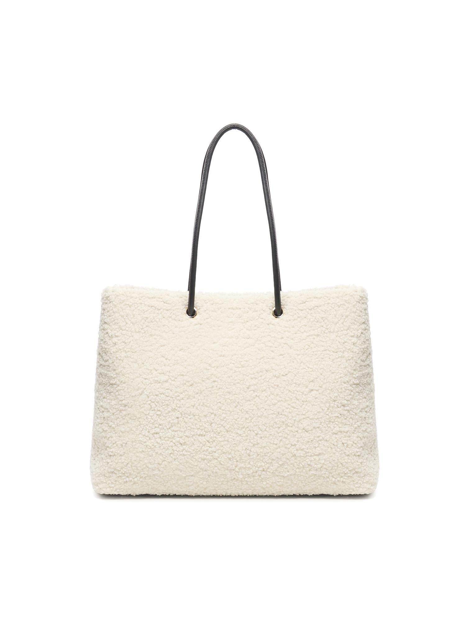 Borsa shopping Ski Lounge<BR/> 73BS9A501 SKI LOUNGEECRU/NERO V° 73 