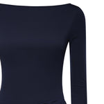 Abito Syre con drappeggio ABITO SYRE BLUE THE ARCHIVIA 