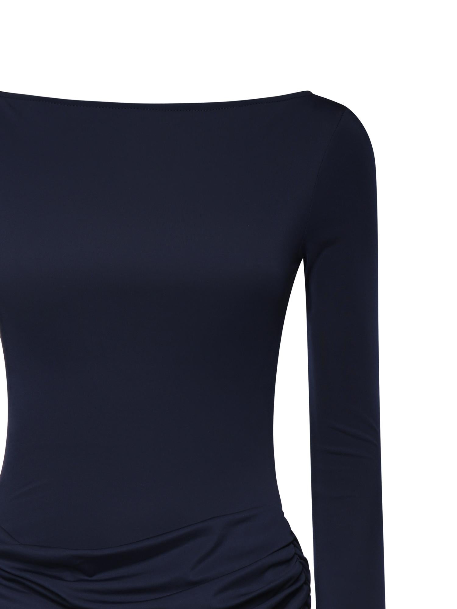 Abito Syre con drappeggio ABITO SYRE BLUE THE ARCHIVIA 