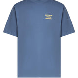 T-shirt Slogan in cotone<BR/> KTS203CO002 ATBL Drôle de Monsieur 