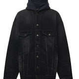 Giacca Hybrid con cappuccio 850703 TTW671037 BALENCIAGA 