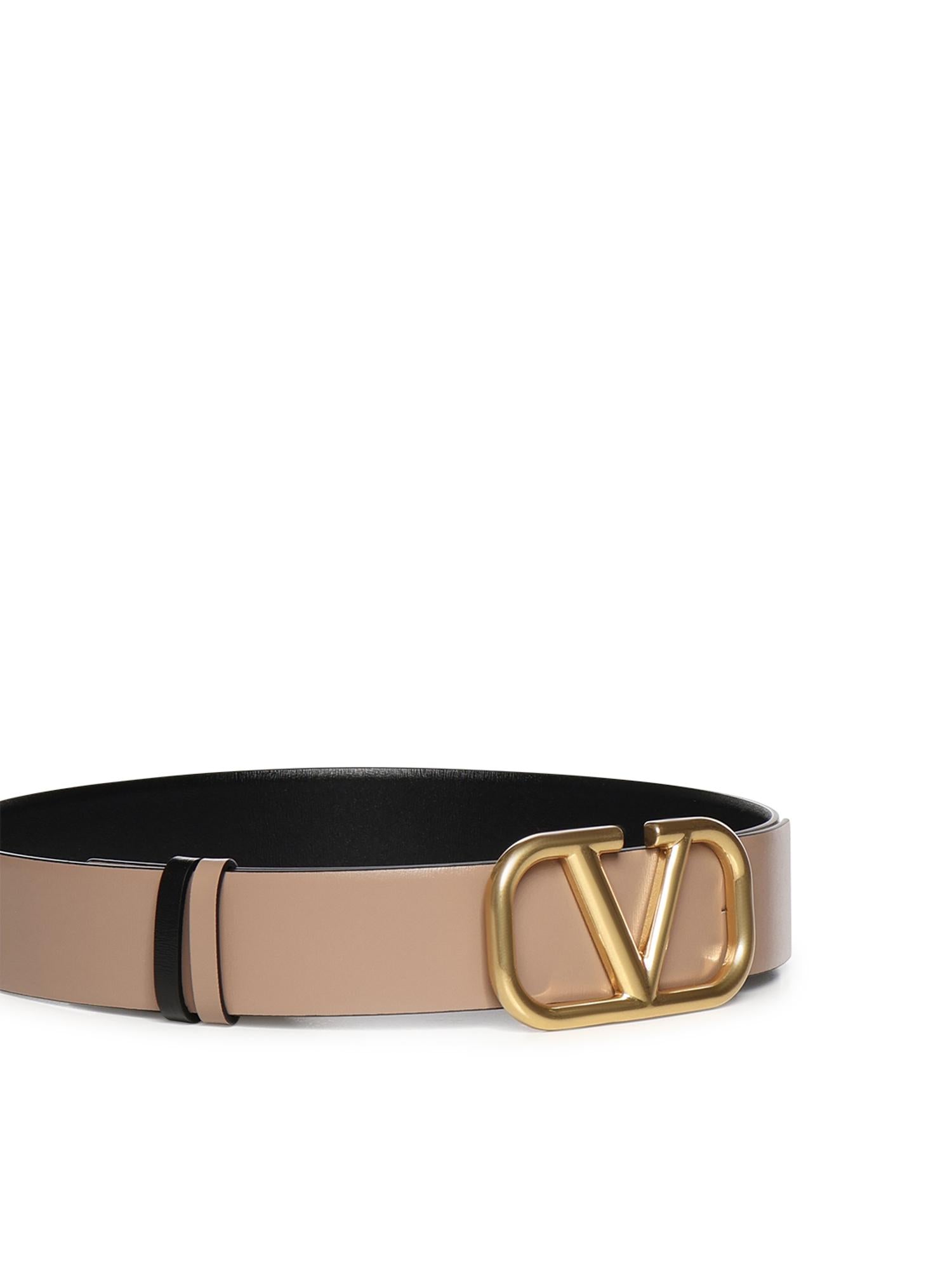 Cintura Reversibile VLogo Signature in vitello 8W2T0S11 ZFRLC8 VALENTINO GARAVANI 