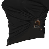 T-shirt Bezel in jersey 26011762 BLACK CHRISTOPHER ESBER 