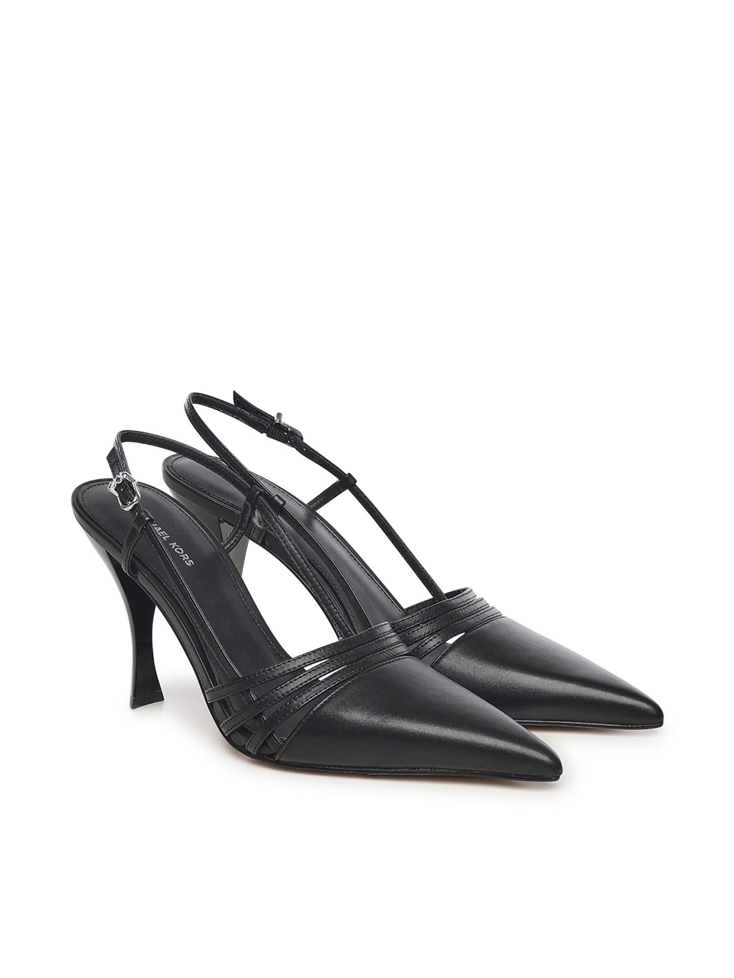 Slingback Haisley in pelle 40T5HSHP1L 001 MICHAEL MICHAEL KORS 