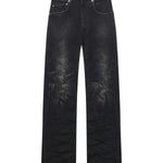 Jeans a gamba ampia in denim 852328 TTW671037 BALENCIAGA 