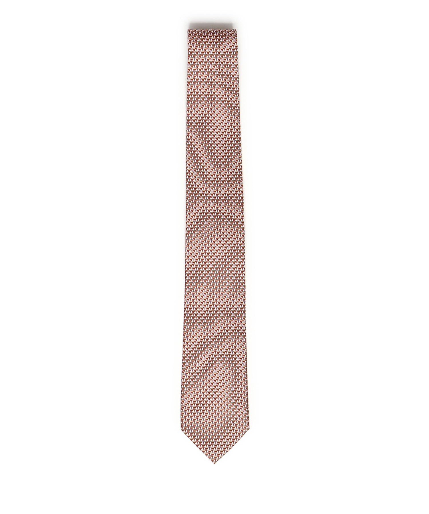 Cravatta in seta con stampa 351291 785569005 FERRAGAMO 
