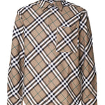 Camicia vintage check in misto lana 8095342 C1202 BURBERRY 