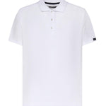 Polo in cotone con logo NPMB2521340UCX B001 FAY 
