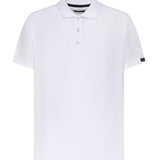 Polo in cotone con logo NPMB2521340UCX B001 FAY 