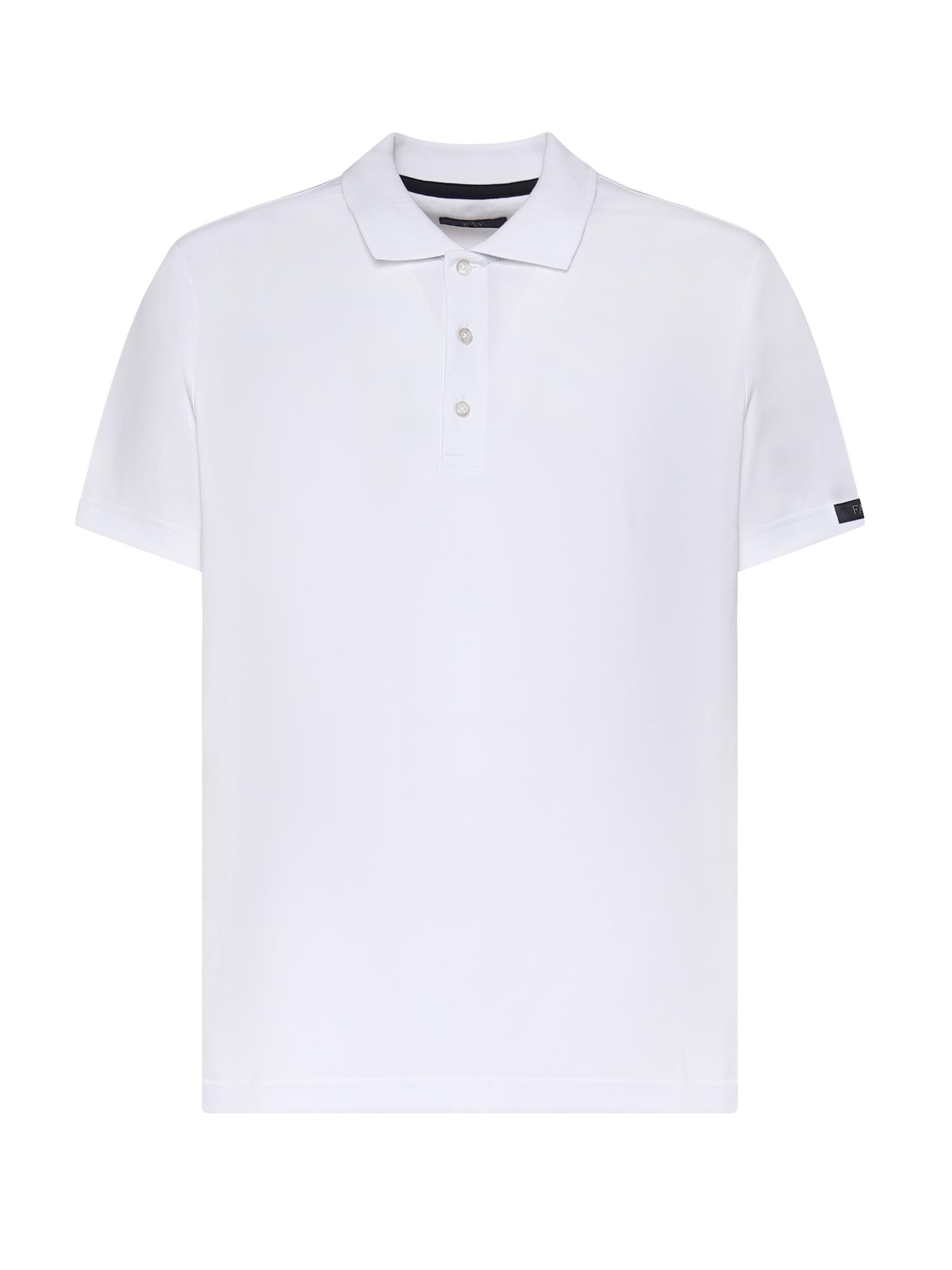 Polo in cotone con logo NPMB2521340UCX B001 FAY 