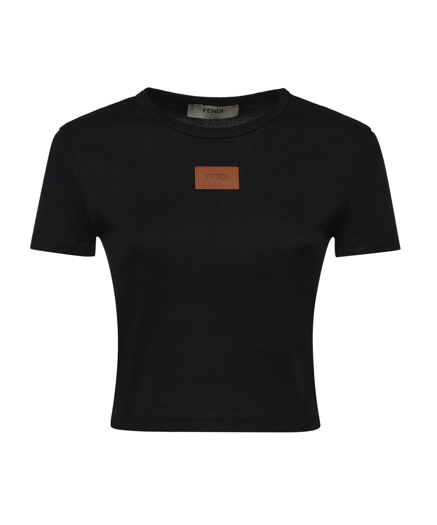 Top in cotone con logo FS8110 AW87F0GME FENDI 