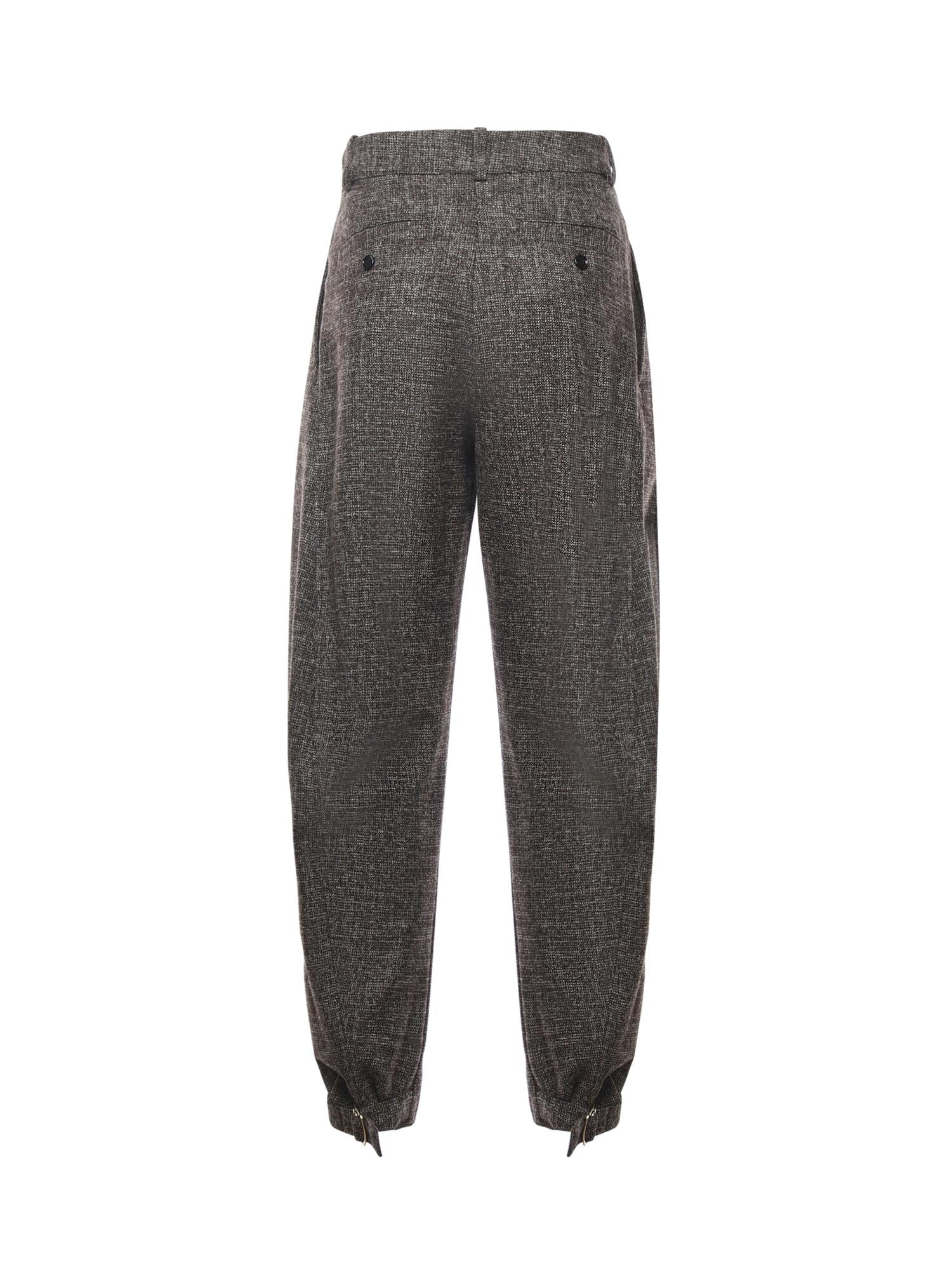 Pantaloni balloon in flanella 105735 A2SKZM7 PINKO 