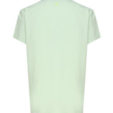 T-shirt in cotone con logo circolare 6J0273 3SPY533442 STELLA McCARTNEY 