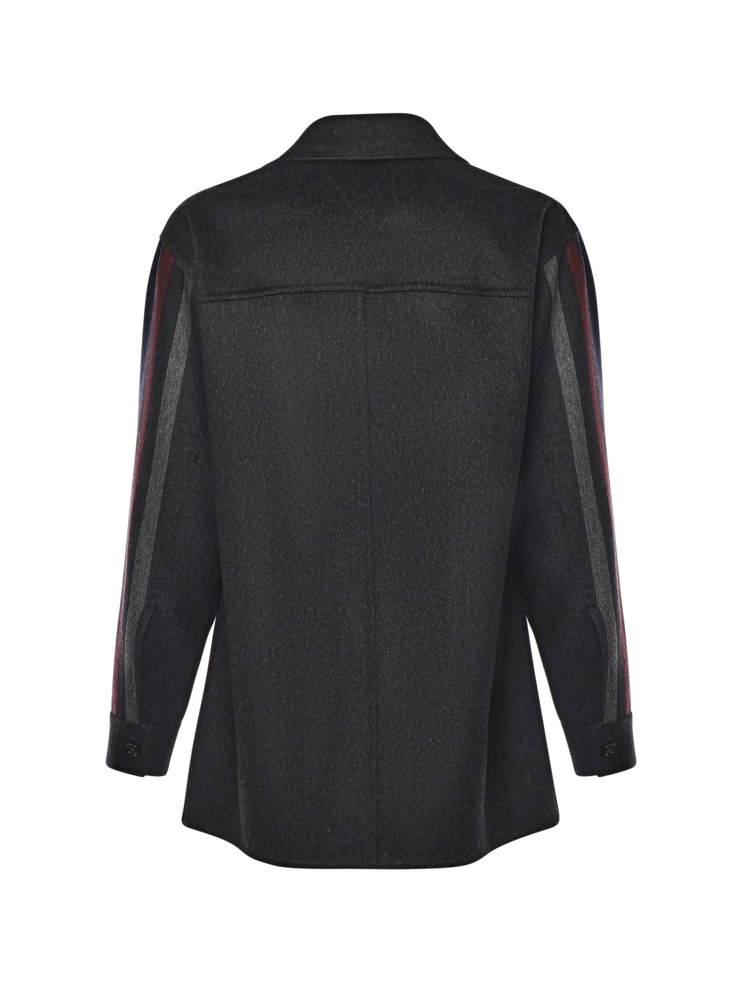 Overshirt in lana e cashmere 830104 V5OT01319 BOTTEGA VENETA 