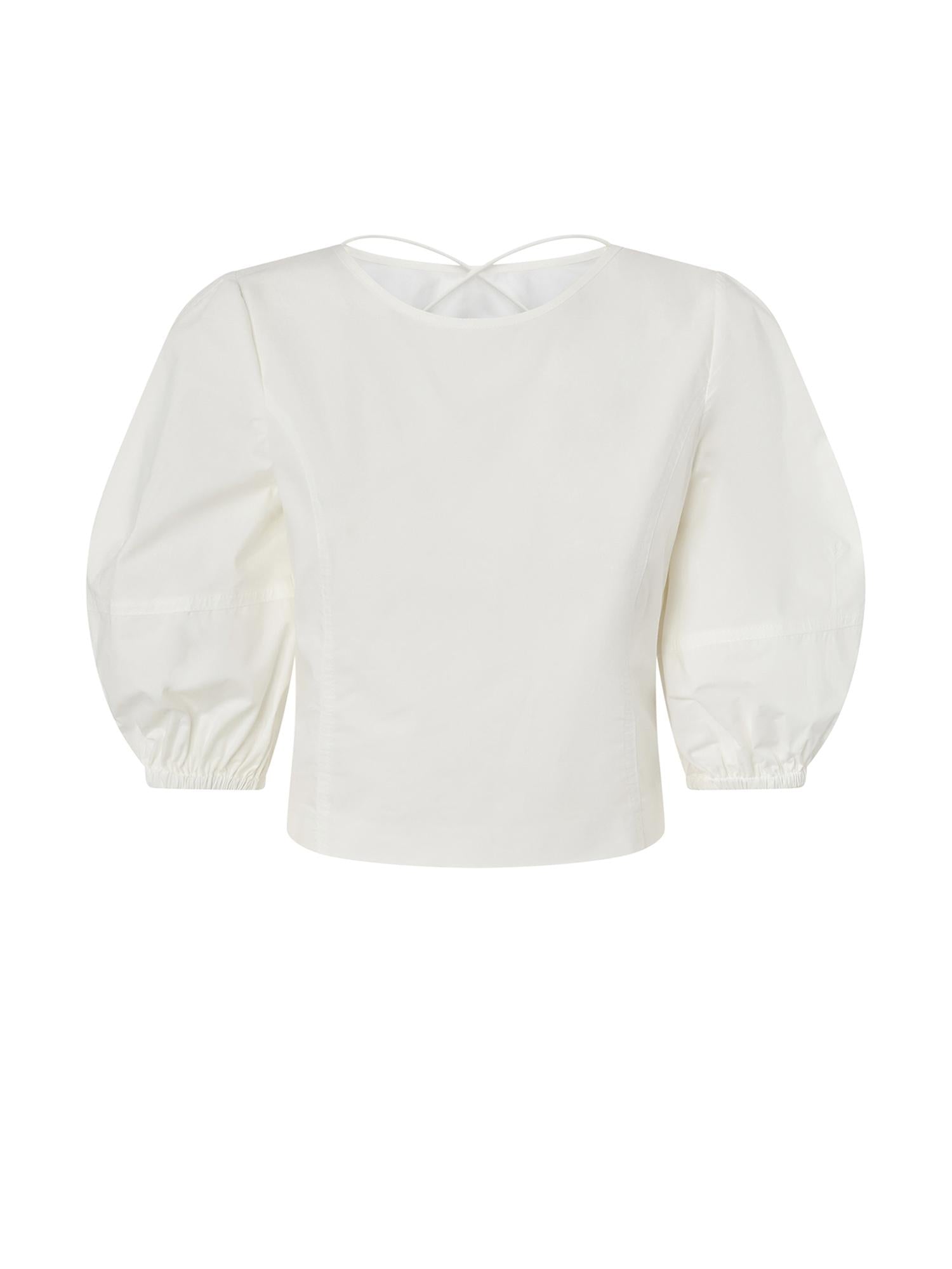 Blusa cropped con schiena scoperta 106829 A2LDZ05 PINKO 