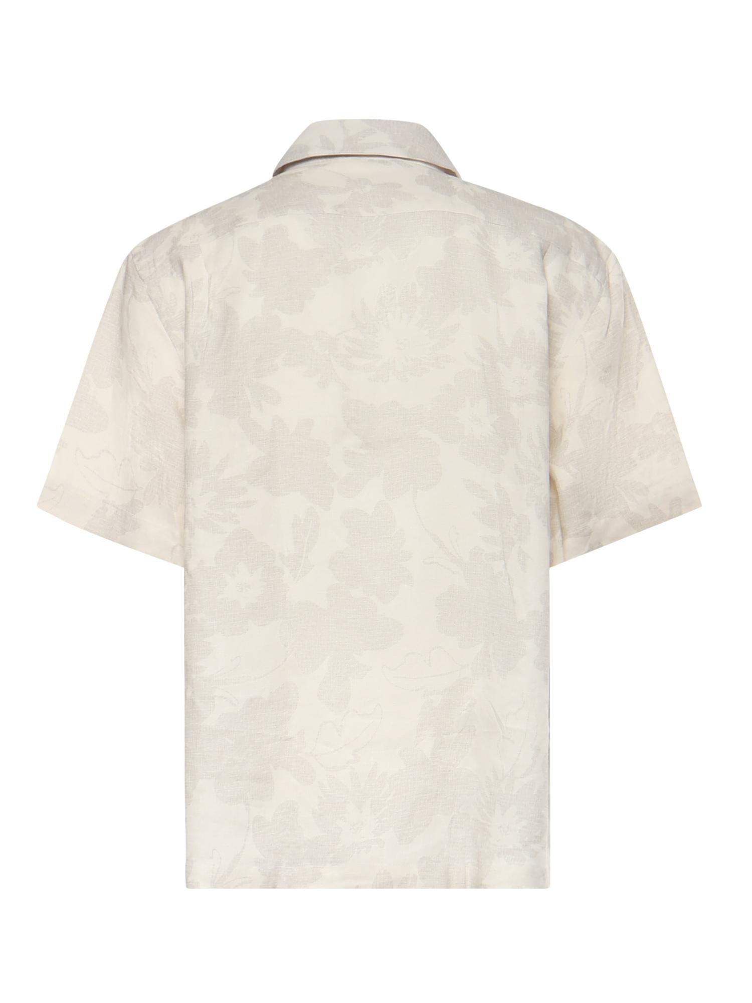 Camicia da bowling in lino M75CAMK09TES0M168 02-02 ELEVENTY 
