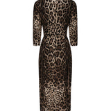 Abito bustier in stampa leo F6C1ET FSRKIHY13M DOLCE & GABBANA 