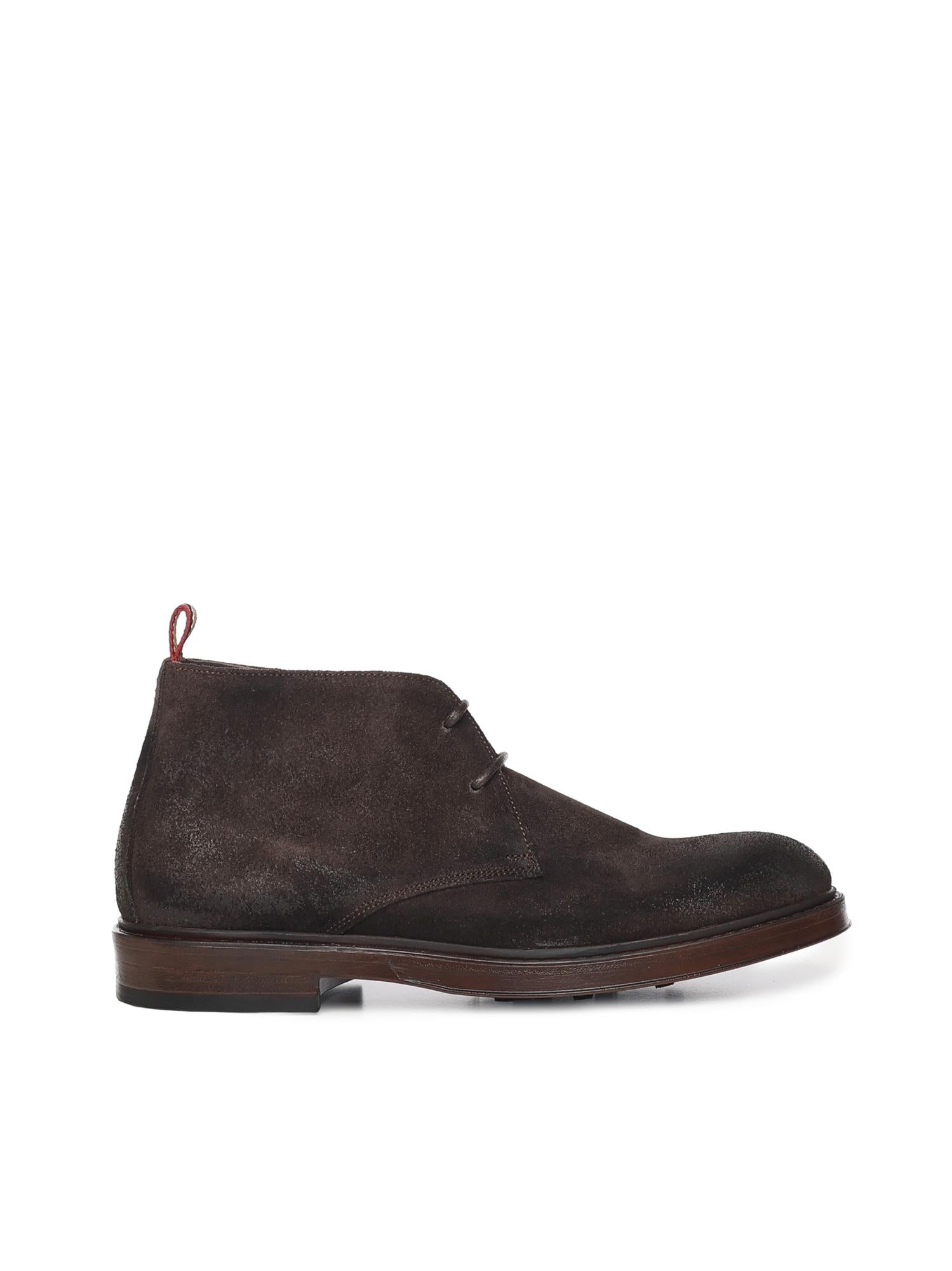 Stringate Super in camoscio<BR/> SUPER CAMOSCIOMORO GIULIANO GALIANO 