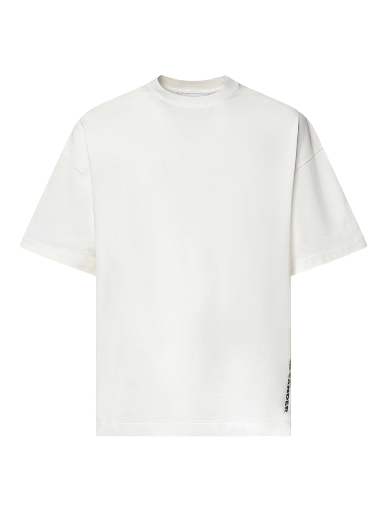 T-shirt in cotone con logo J22GC0277 J20347102 JIL SANDER 
