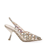 Décolleté in pelle metallizzata CHARLIE S2402 IRIDEALBA ALCHIMIA 