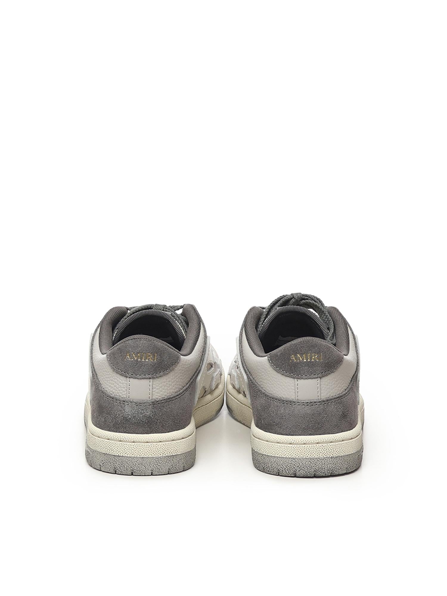 SNEAKERS DISTRESSED SKEL TOP IN PELLE AMFOSR1168 904 AMIRI 
