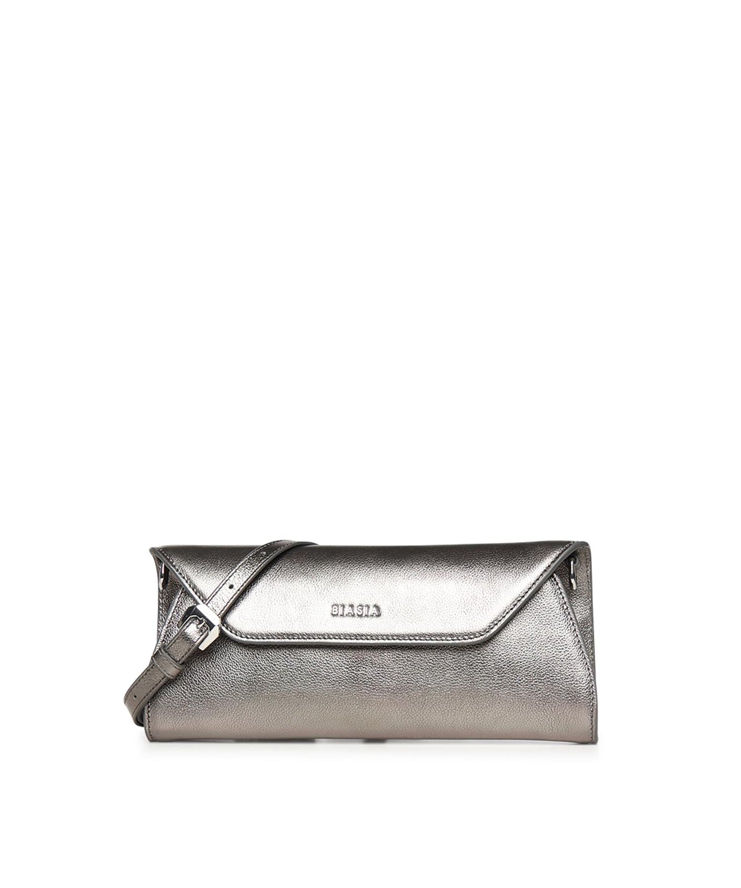 Clutch con logo in pelle BIBP9PE01M 083 BIASIA 