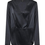 Blusa Frisella in satin 105699 A2JRGA3 PINKO 