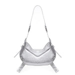 Borsa a spalla Y2K.001 FBBP70001LAM -ARGENTO/NICKEL BIASIA 