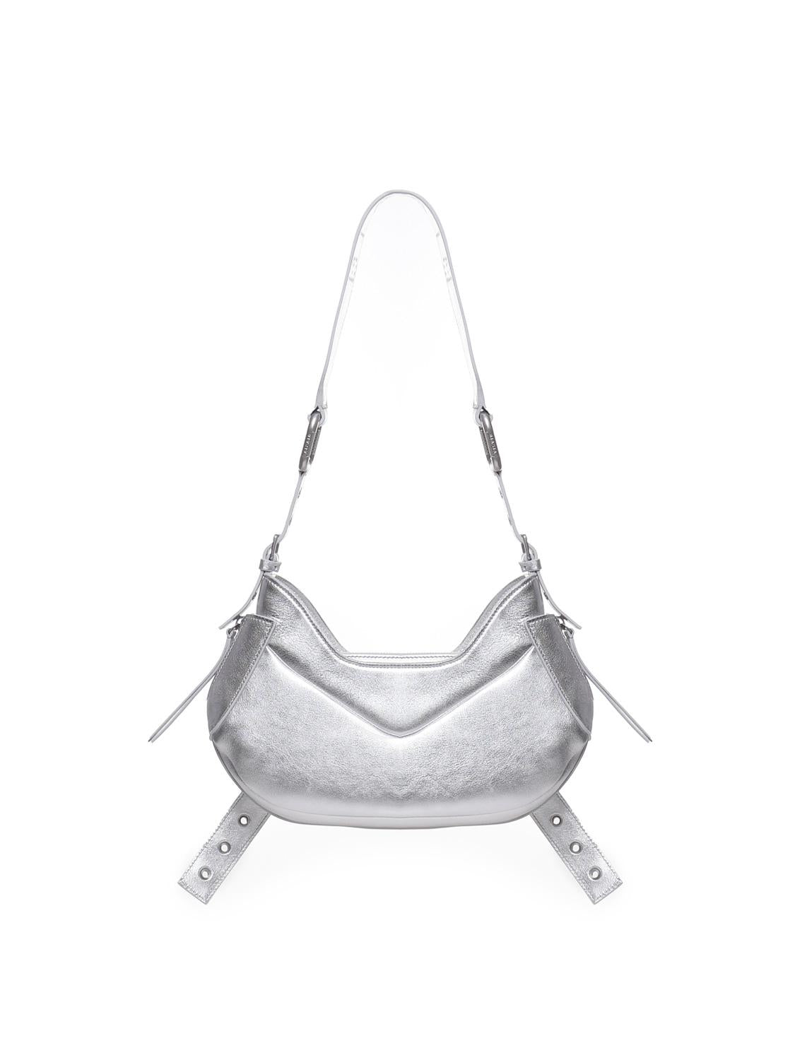 Borsa a spalla Y2K.001 FBBP70001LAM -ARGENTO/NICKEL BIASIA 