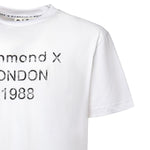 T-shirt con stampa in cotone<BR/> UMA25169TS WHITE RICHMOND X 