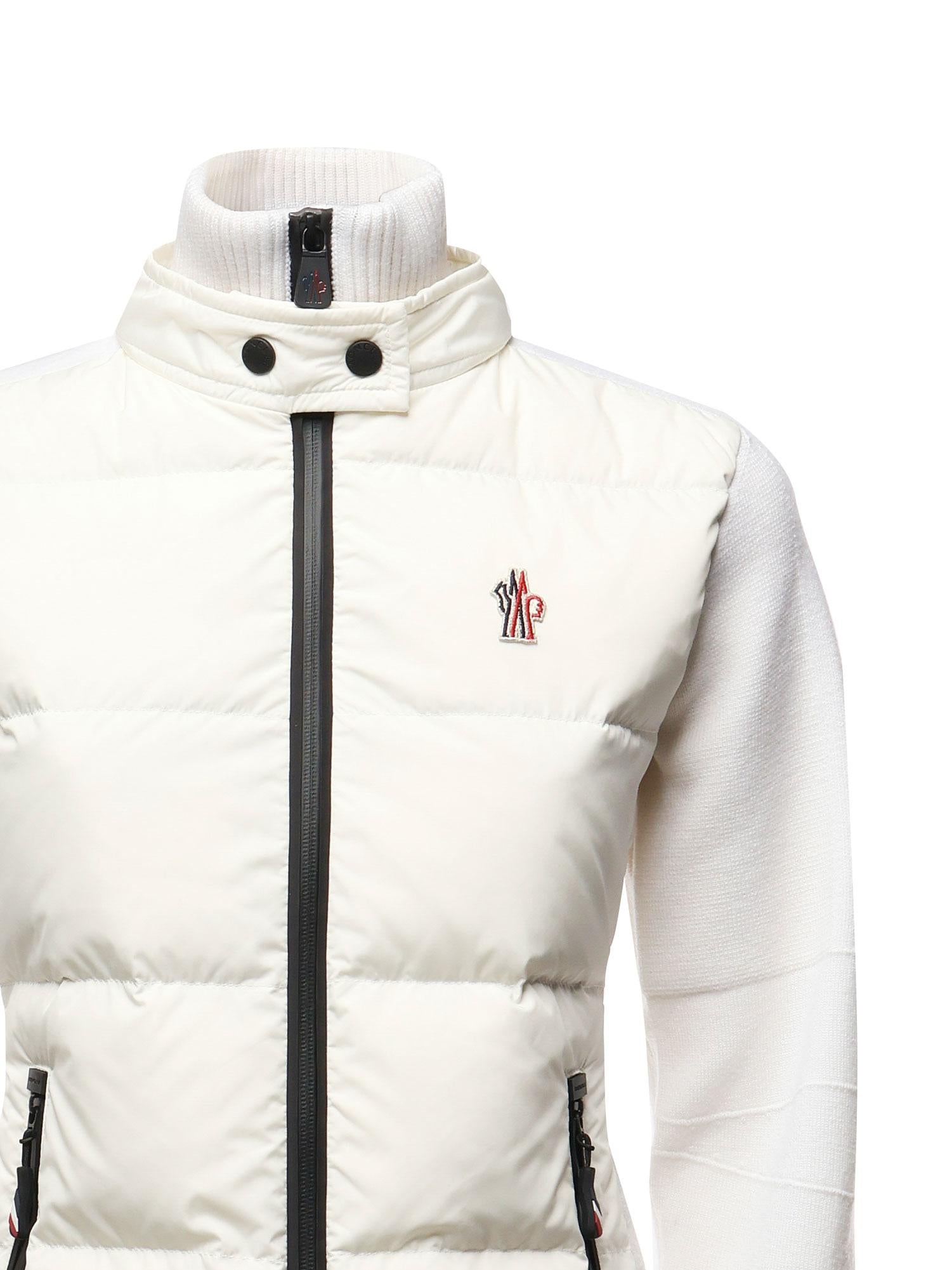 Cardigan imbottito in lana con zip J20989B00004 M1122001 MONCLER 