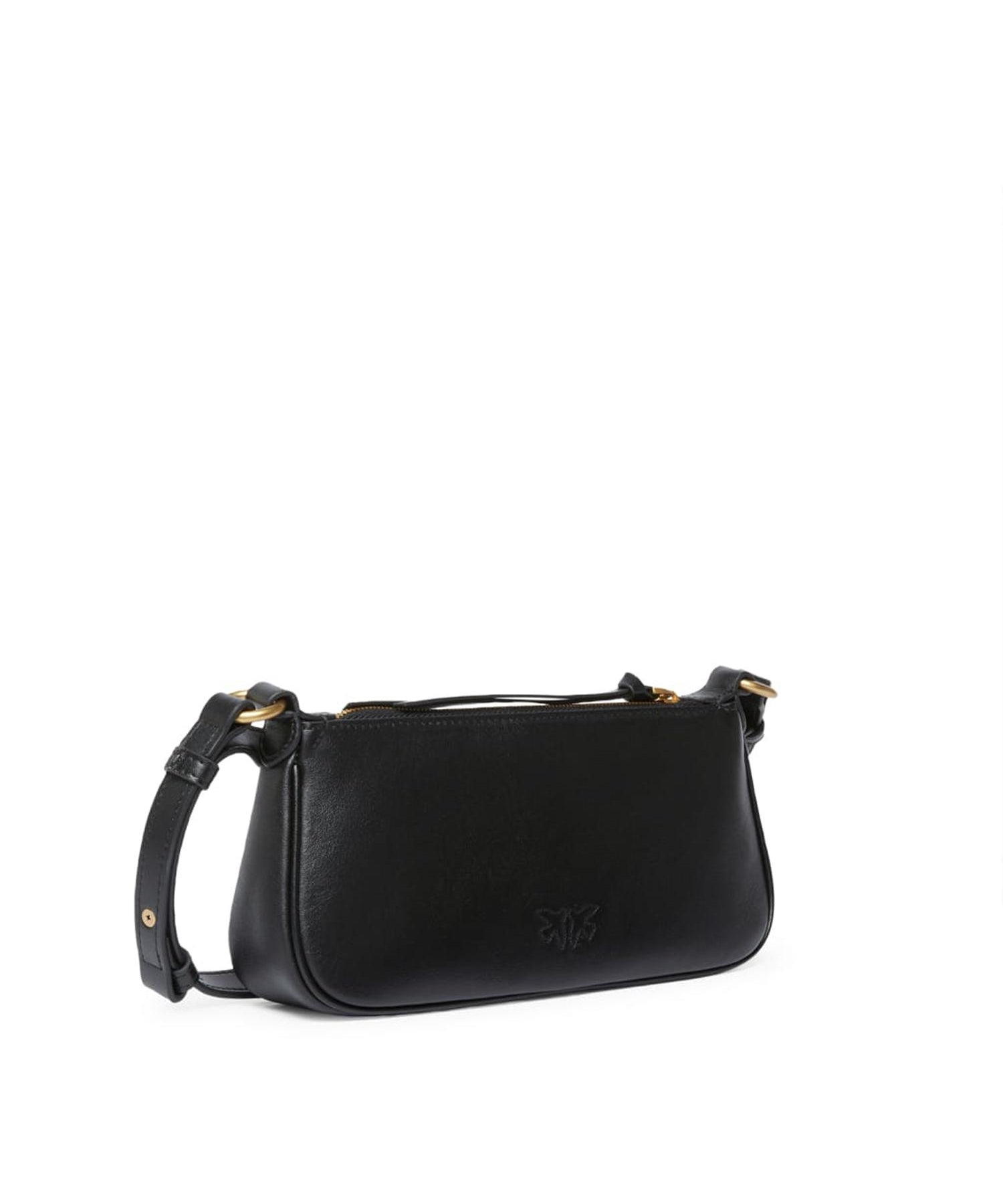 Borsa a tracolla Mini Half Moon Horizontal in pelle 105069 A0QOZ99Q PINKO 