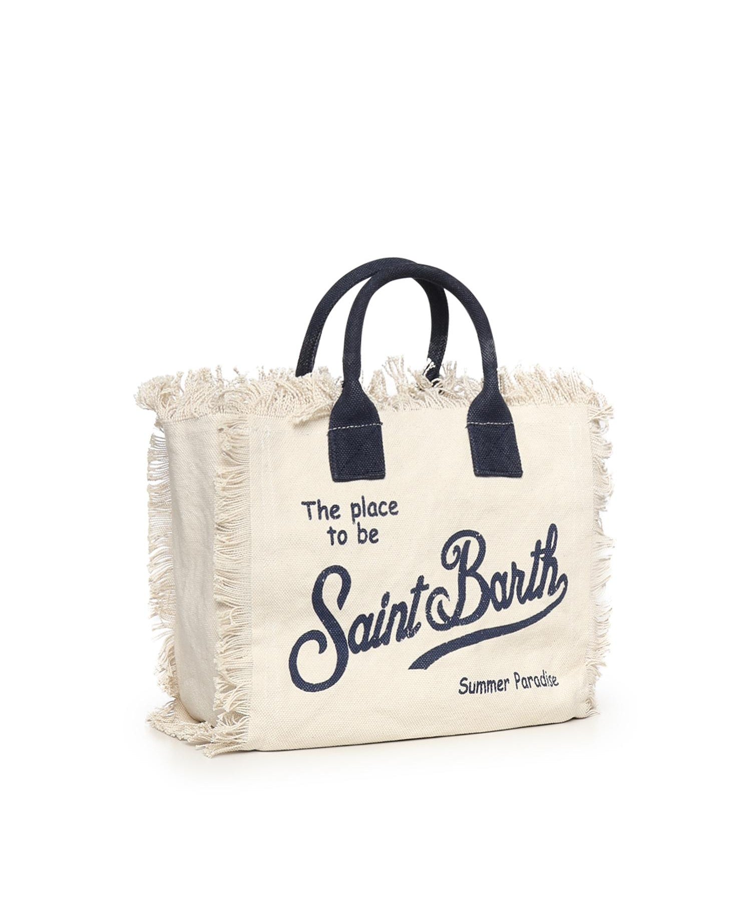 Borsa Colette in canvas con frange COL0001 02564L MC2 SAINT BARTH 