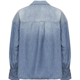 Blusa calahari in denim 104630 A2DTPJO PINKO 
