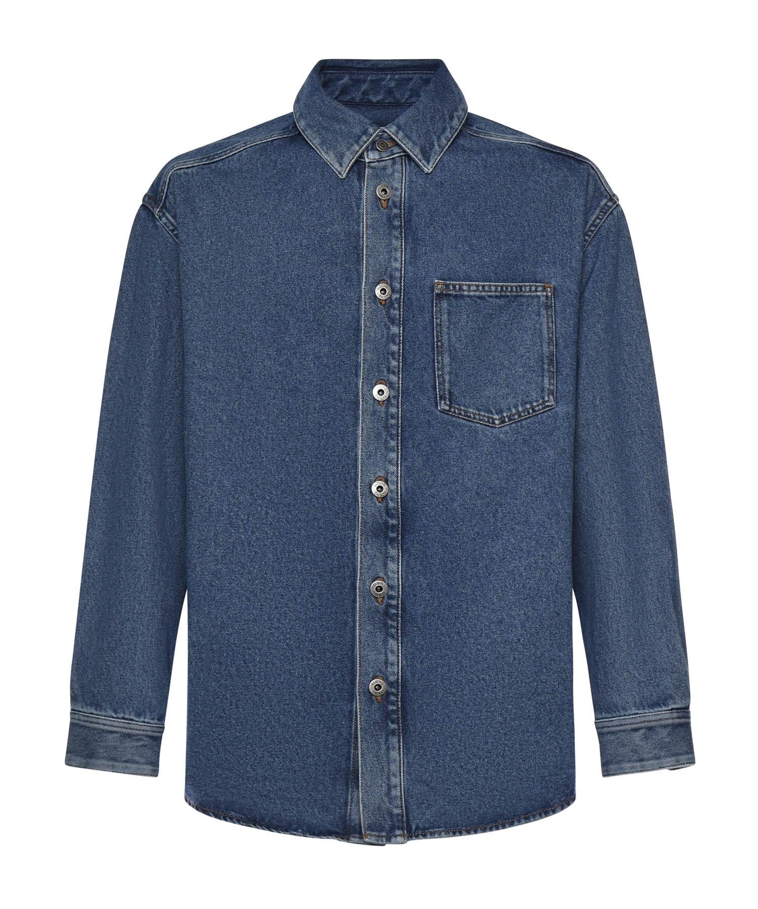 Giacca-camicia Anagram in denim H526Y1DW27 5475 LOEWE 