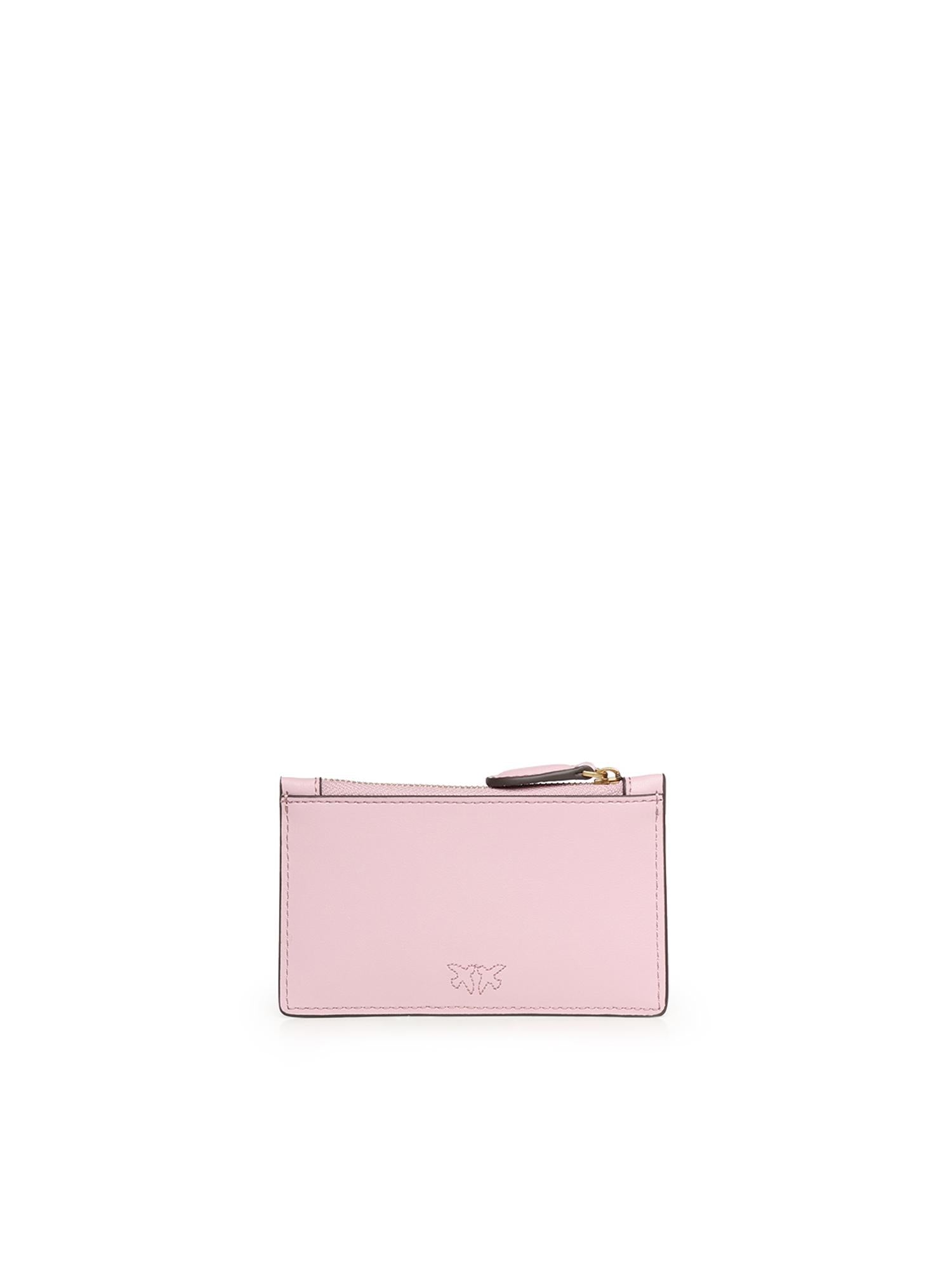 Porta carte con zip in pelle 100251 A0F1P26Q PINKO 